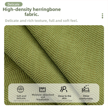 Водоустойчива възглавница за диван с шарка на рибена кост 2024 Нова неплъзгаща се възглавница за всички сезони Универсална противокотешка удебелена калъфка за диван, кърпа