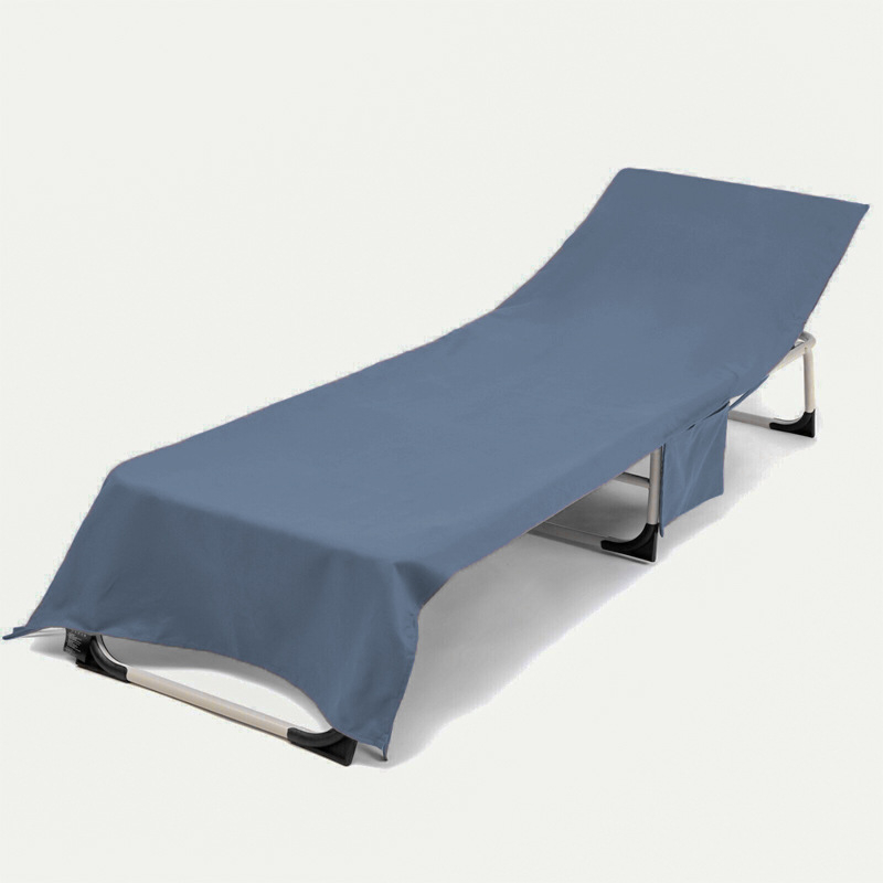 Euroopa ja Ameerika piiriülene rannatooli kate, kaasaskantav mikrokiust vettimav, kiiresti kuivav, kulumiskindel, taskuga tootja otsemüügi hulgimüügi kate