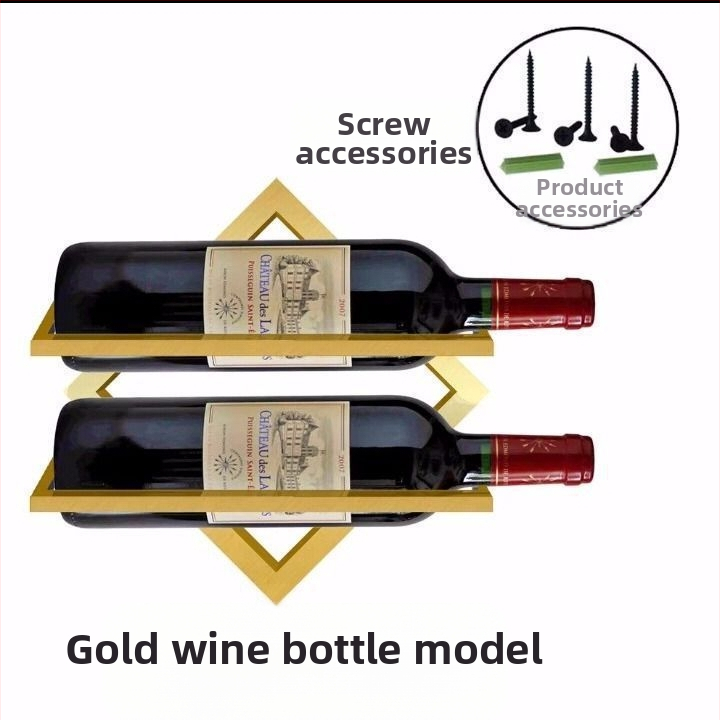 Kokkupandav loominguline seinale riputatav veiniriiul, punase veini tassi riiul, vitriin, seinariiul, punase veini tassi riiul, ümberpööratud seinale riputatav veiniriiul