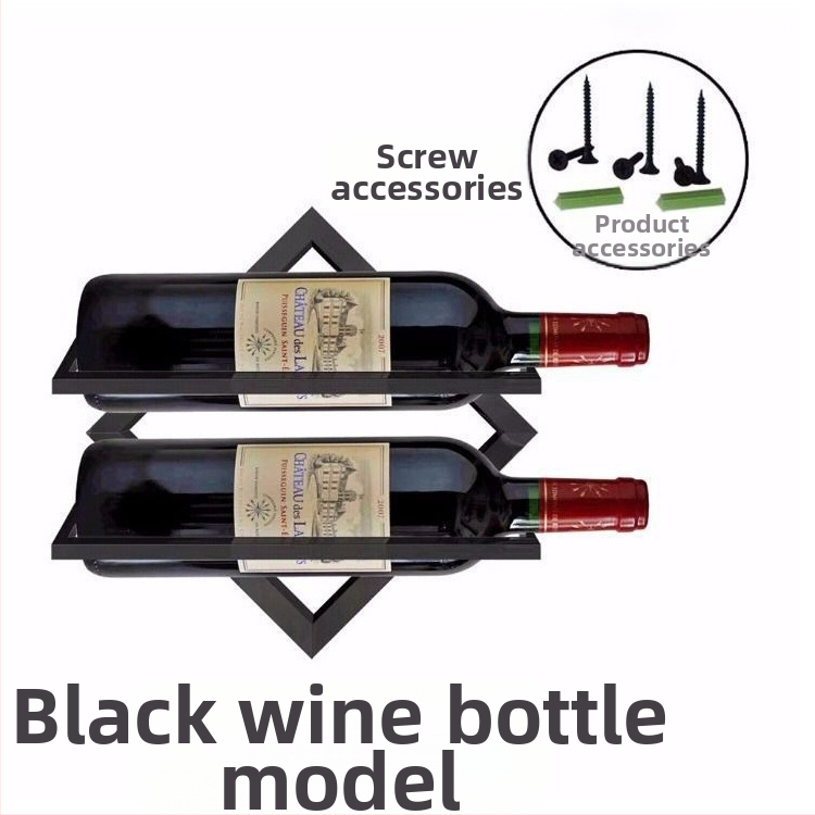 Сгъваема креативна стенен стелаж за вино, стелаж за чаши за червено вино, стенен стелаж, стелаж за чаши за червено вино, обърнат стенен стелаж за вино