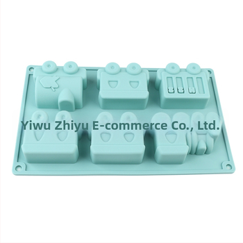 σε απόθεμα Καλούπι διακόσμησης κέικ σιλικόνης σε σχήμα αυτοκινήτου Καλούπι σοκολάτας Εργαλεία ψησίματος