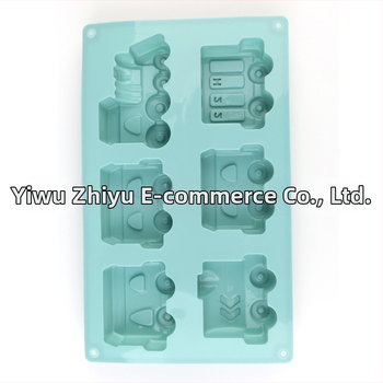 σε απόθεμα Καλούπι διακόσμησης κέικ σιλικόνης σε σχήμα αυτοκινήτου Καλούπι σοκολάτας Εργαλεία ψησίματος