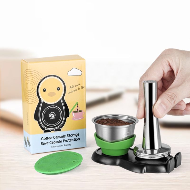 Suderinamas su „Dolcegusto“ daugiariebės kavos kapsulės korpusu, „Multi-Fun“ vėsiu kavos kapsulių perdirbimo filtru.