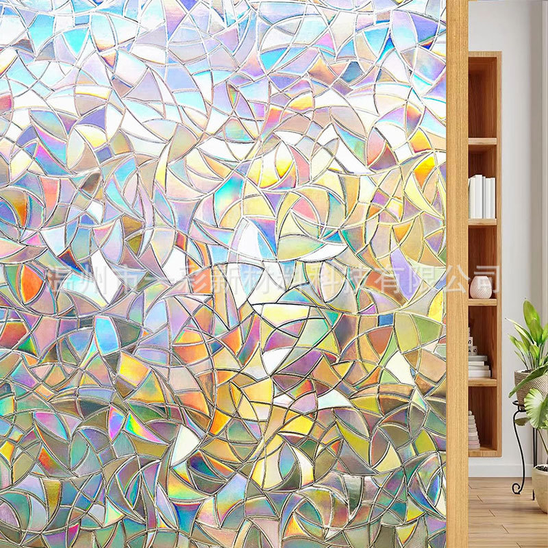 Klaaskleebis majapidamises paksendatud värviline lindude tsellofaan läbipaistev läbipaistmatu magamistoa elutoa akna piilumisvastane kile läbipaistev