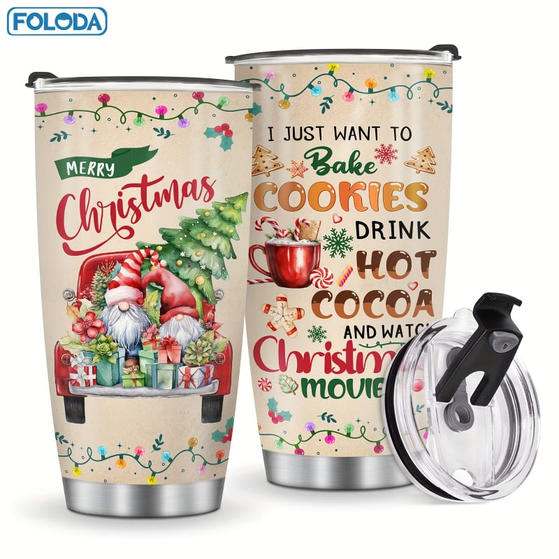 Az Amazon legkelendőbb 20oz-os rozsdamentes acél autós pohara, kétrétegű rozsdamentes acél termoszpohár, hordozható autós jégpohár