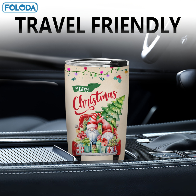 Най-продаваната чаша за кола от неръждаема стомана от 20 унции на Amazon, двуслойна термо чаша от неръждаема стомана, преносима чаша за лед за кола