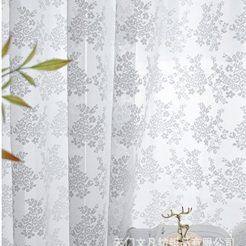 Prancūziškas romantiškas korėjietiškas gėlių nėrinių baltų siūlų miegamasis svetainė šokių kambarys langų tinklelis užsienio prekyba plaukų karta langų tinklelis