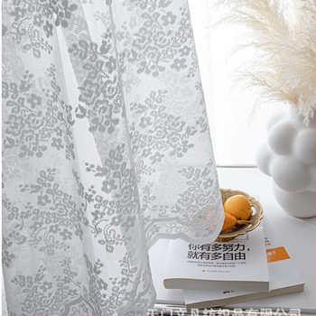 Prancūziškas romantiškas korėjietiškas gėlių nėrinių baltų siūlų miegamasis svetainė šokių kambarys langų tinklelis užsienio prekyba plaukų karta langų tinklelis