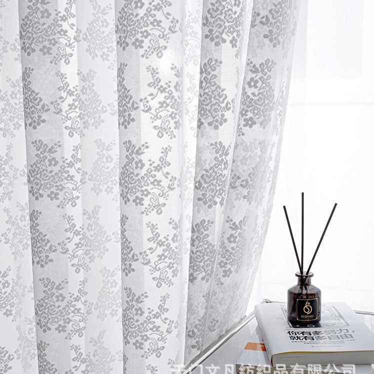 Prancūziškas romantiškas korėjietiškas gėlių nėrinių baltų siūlų miegamasis svetainė šokių kambarys langų tinklelis užsienio prekyba plaukų karta langų tinklelis