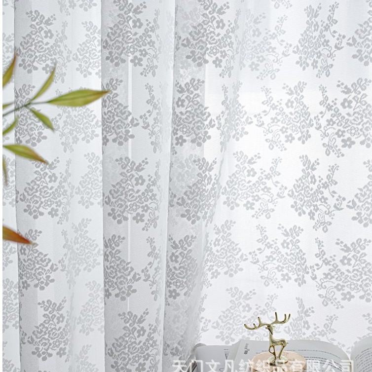 Prancūziškas romantiškas korėjietiškas gėlių nėrinių baltų siūlų miegamasis svetainė šokių kambarys langų tinklelis užsienio prekyba plaukų karta langų tinklelis