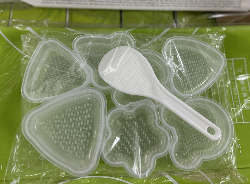 Japoniško stiliaus animacinio filmo formos vaikų suši ryžių kamuoliukų formos maistinės kokybės kūdikių jūros dumblių suši Laver ryžių maišelio įrankis