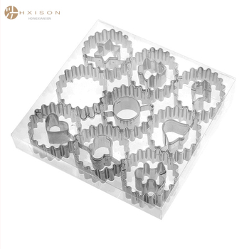 Roostevabast terasest jõuluküpsisevormide komplekt, 9-osaline Fontaine`i moosikoogivormide komplekt, lihavõttepühade suhkrukoogivormide komplekt, piparkoogimehe vormid