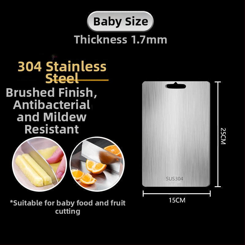 Pjaustymo lentelė, antibakterinė, atspari pelėsiui, buitinė, nerūdijančio plieno, vaisių pjaustymo lentelė, virtuvės pjaustymo lentelė, daržovių pjaustymas, lipni lenta, kočiojimo lėkštė iš nerūdijančio plieno