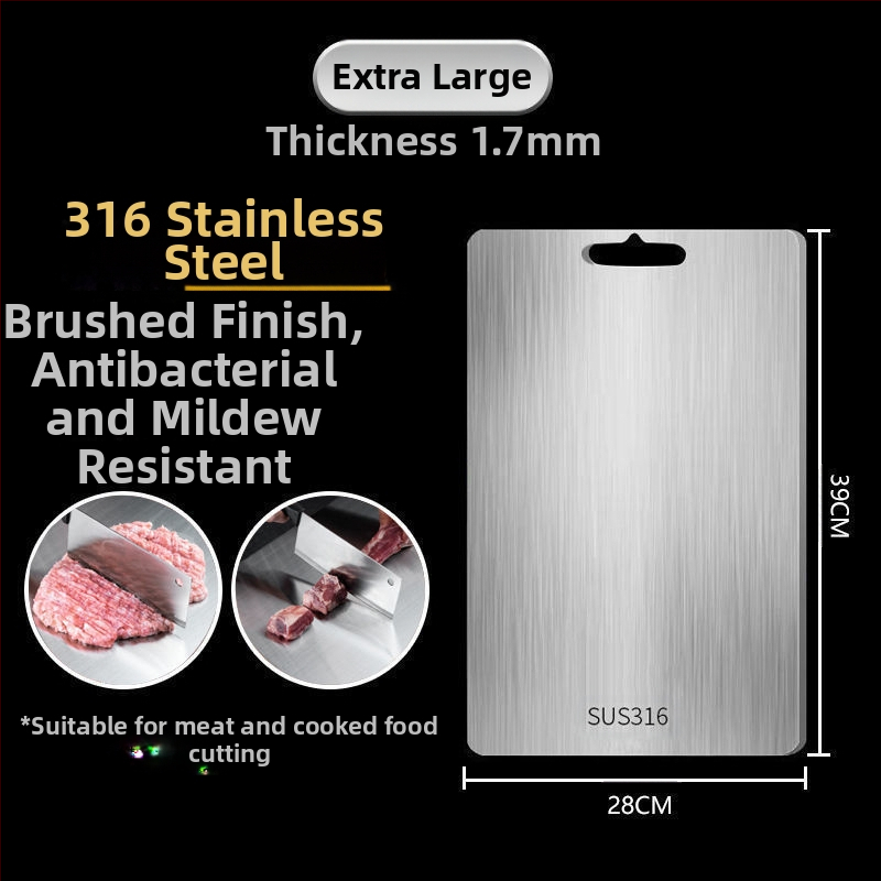 Pjaustymo lentelė, antibakterinė, atspari pelėsiui, buitinė, nerūdijančio plieno, vaisių pjaustymo lentelė, virtuvės pjaustymo lentelė, daržovių pjaustymas, lipni lenta, kočiojimo lėkštė iš nerūdijančio plieno