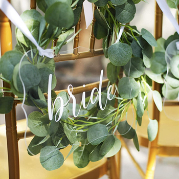 DIY Διαφανής Ακρυλική Καταχώριση Γάμου Κρεμαστό Τραπέζι και Καρέκλα Γάμου με Λογότυπο Διακόσμηση Γάμου για Πάρτι Σπιτιού