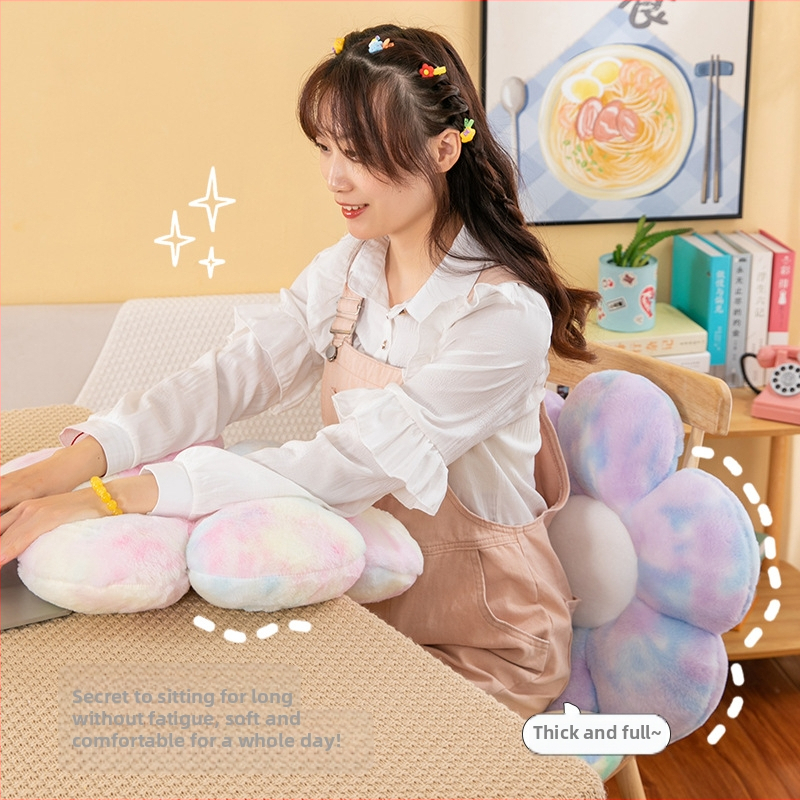 Ins kõrge värviväärtusega uus lilleline padi padi plush mänguasi magamispadja kaunistused kontoritooli padi diivanipadi