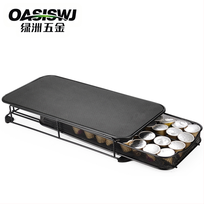 Oasiswj Nescafe kohvikapslite hoiuriiul 40 Nespresso väikese teekoti hoiukarp kohvimasina alus