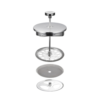 Viduje ir išorėje 304 preso dvigubas nerūdijančio plieno kavos virimo aparatas su izoliacija arbatos virimo aparatas prancūziško preso kavos virimo aparatas iš nerūdijančio plieno