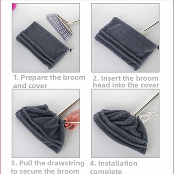 Korallfliisist harjakatte riie, mis paksendab üliimavat moppi, ühes tükis, mitmeotstarbeline asendusriidekate mopi kate märg- ja kuivpuhastuseks