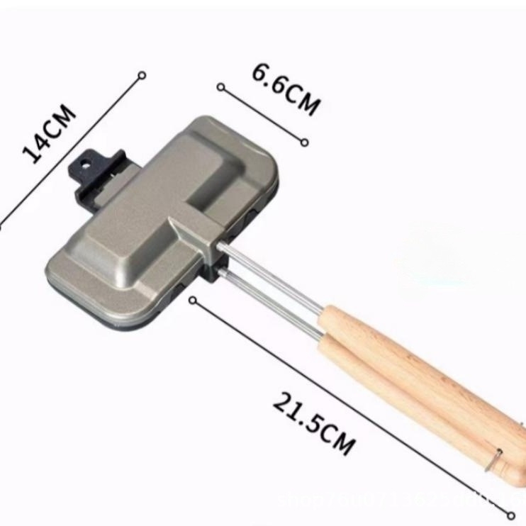 Tehase otsetarne võileivaküpsetuspanni klamber, mittenakkuva kattega leib-röstsaia vorm, võileiva kahepoolne küpsetuspann, alumiiniumsulamist