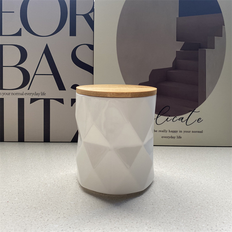 Nordic Keramické uzatvárateľné poháre Kuchynské potreby Vlhkotesné poháre na čaj a kávu Vysokohodnotné poháre na skladovanie vo veľkom do domácnosti