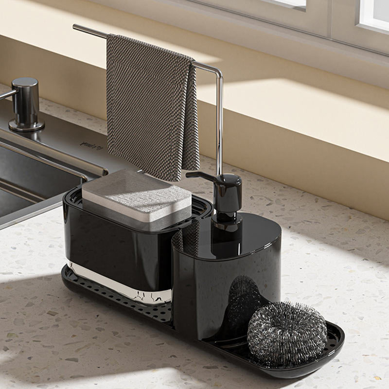 Köögi tööpinna käsitsi pressitud seebikarp roostevabast terasest kaltsuraua pesuvahendi dosaator töölaua viimistlusriiul