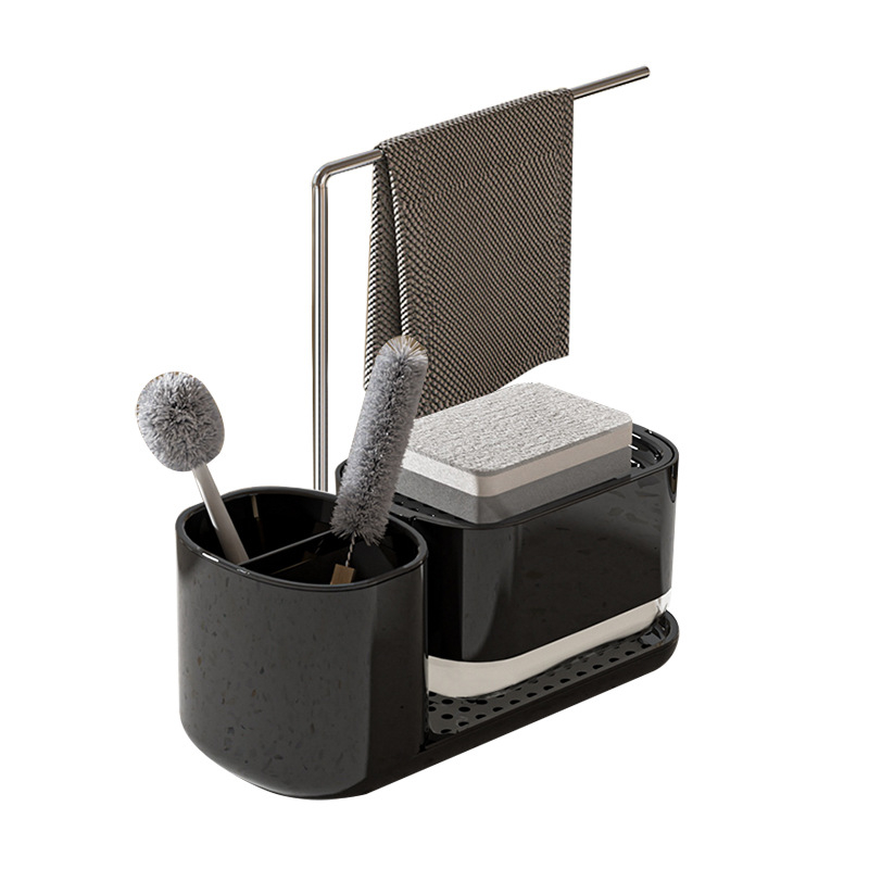 Köögi tööpinna käsitsi pressitud seebikarp roostevabast terasest kaltsuraua pesuvahendi dosaator töölaua viimistlusriiul