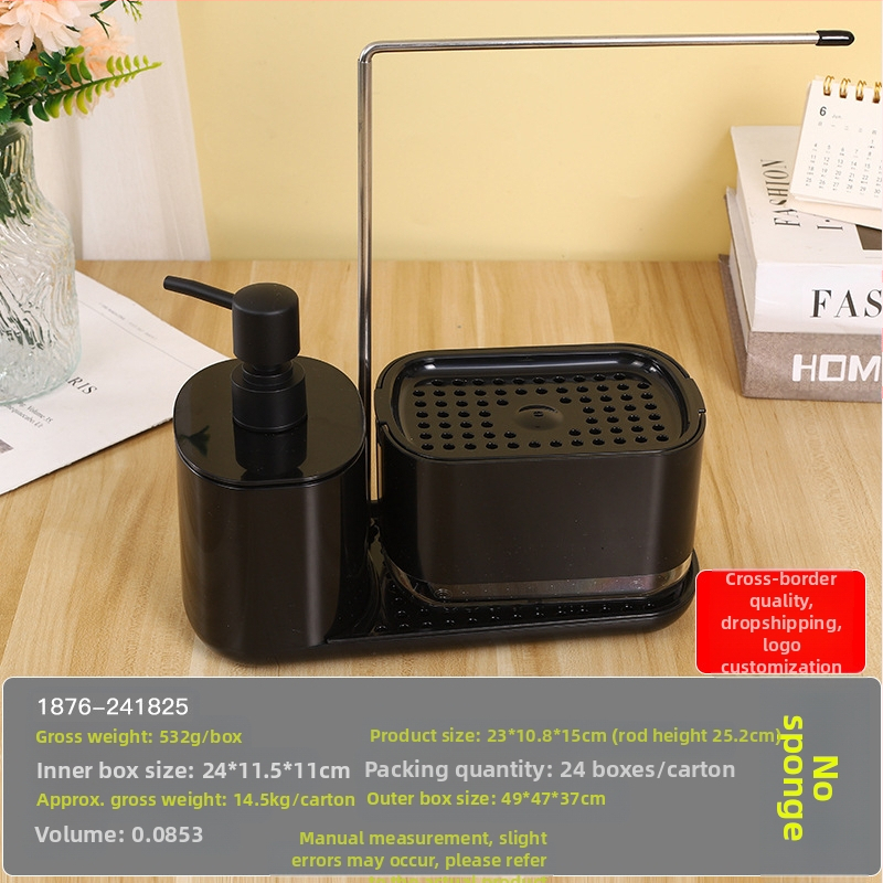 Köögi tööpinna käsitsi pressitud seebikarp roostevabast terasest kaltsuraua pesuvahendi dosaator töölaua viimistlusriiul