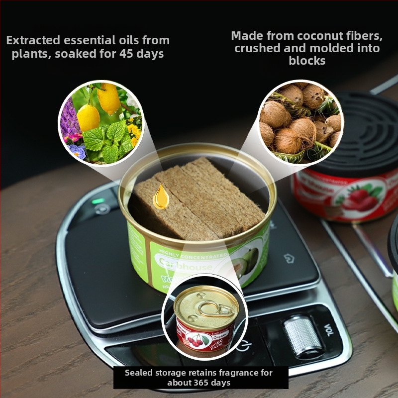 Automašīnu aromterapijas koka konservu kafijas garša automašīnu smaržvielas jaunu automašīnu dezodorējoša šķiedra gaisa svaiguma aģents ārējās tirdzniecības sprādzieni