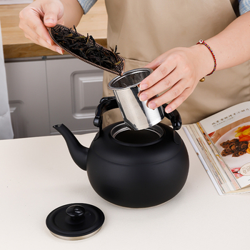 Nerūdijančio plieno vandens virdulys su filtru lauko L kempingo stiliaus arbatinukas viešbučio restorano restorano vandens virdulys su rankena nešiojamas