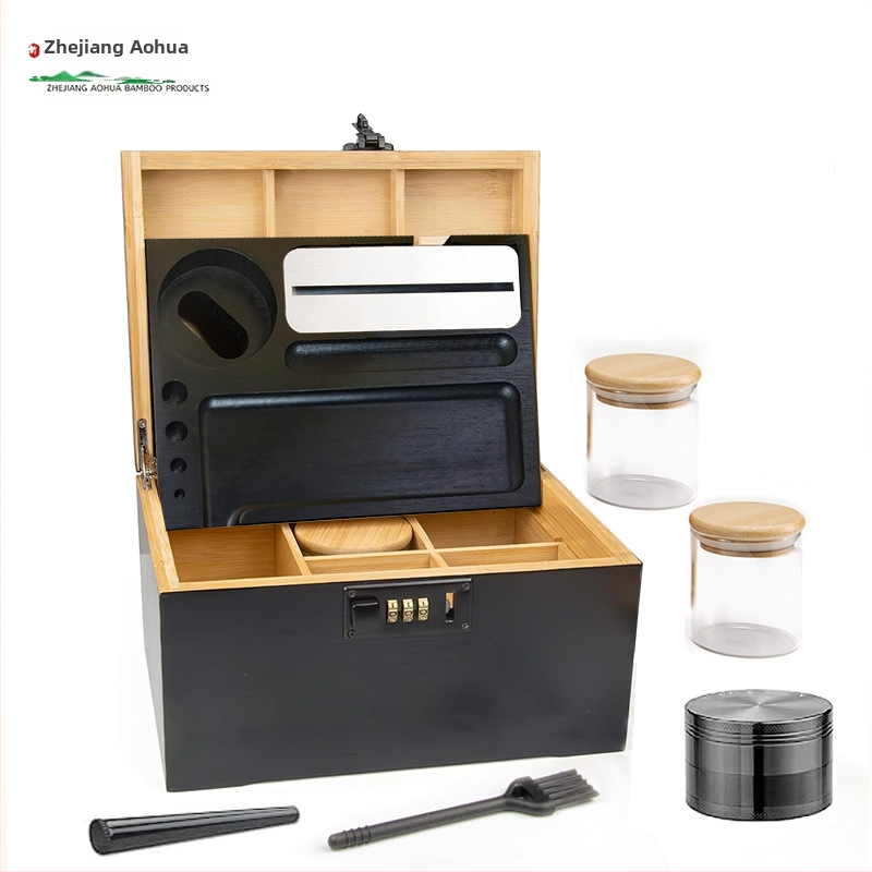 Bambusz tárolódoboz asztali fiókos tároló műtárgy otthoni takarító tárolódoboz konyhai láda étkészlet doboz