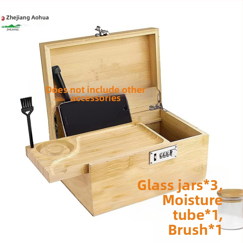 Bambusz tárolódoboz asztali fiókos tároló műtárgy otthoni takarító tárolódoboz konyhai láda étkészlet doboz