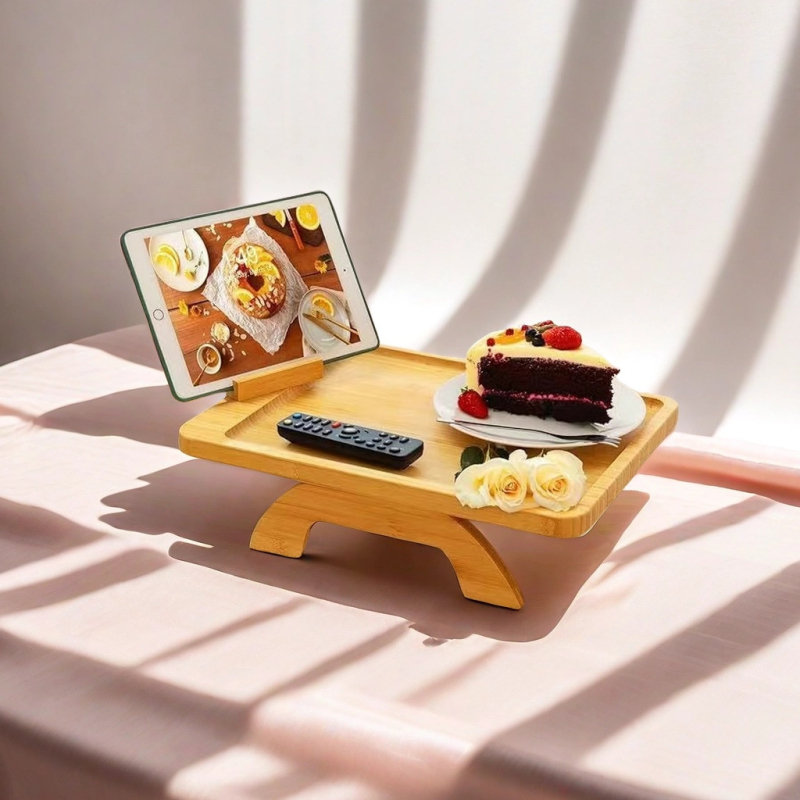 Bambusz tárolódoboz asztali fiókos tároló műtárgy otthoni takarító tárolódoboz konyhai láda étkészlet doboz