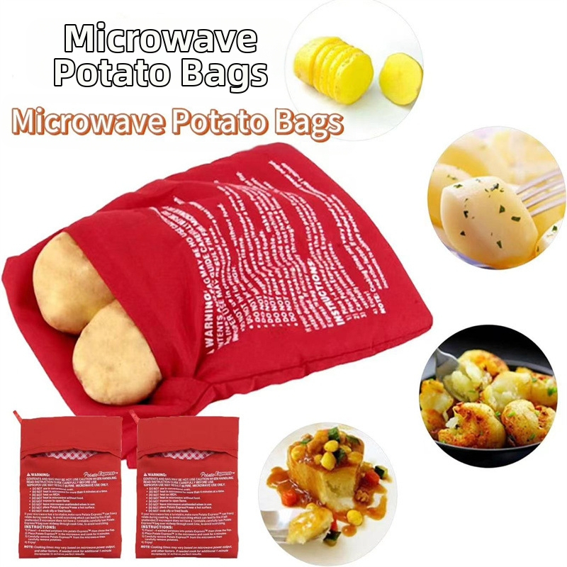Pečené sladké zemiaky v mikrovlnnej rúre vrecko na zemiaky vrecko na ohrievanie kukurice v mikrovlnnej rúre špeciálne vrecko