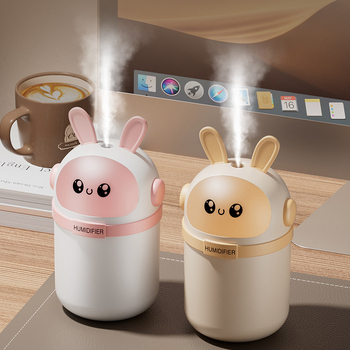 Σπίτι Αυτοκίνητο Ήσυχο Υπνοδωμάτιο Φορητό Χαριτωμένο Κινούμενα Σχέδια USB Μίνι Υγραντήρας Αέρα Νερού Πολύχρωμο Ατμοσφαιρικό Φως