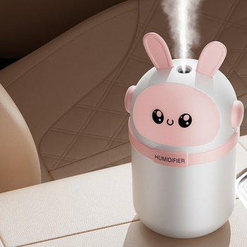 Σπίτι Αυτοκίνητο Ήσυχο Υπνοδωμάτιο Φορητό Χαριτωμένο Κινούμενα Σχέδια USB Μίνι Υγραντήρας Αέρα Νερού Πολύχρωμο Ατμοσφαιρικό Φως