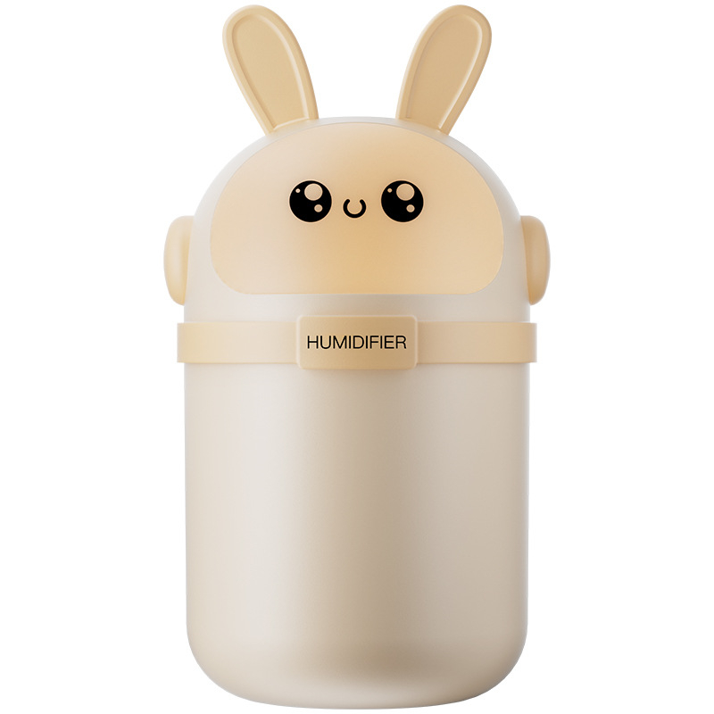 Домашен автомобил Тиха спалня Преносим Сладък анимационен USB Мини овлажнител за въздух и вода Цветна атмосфера Светлина