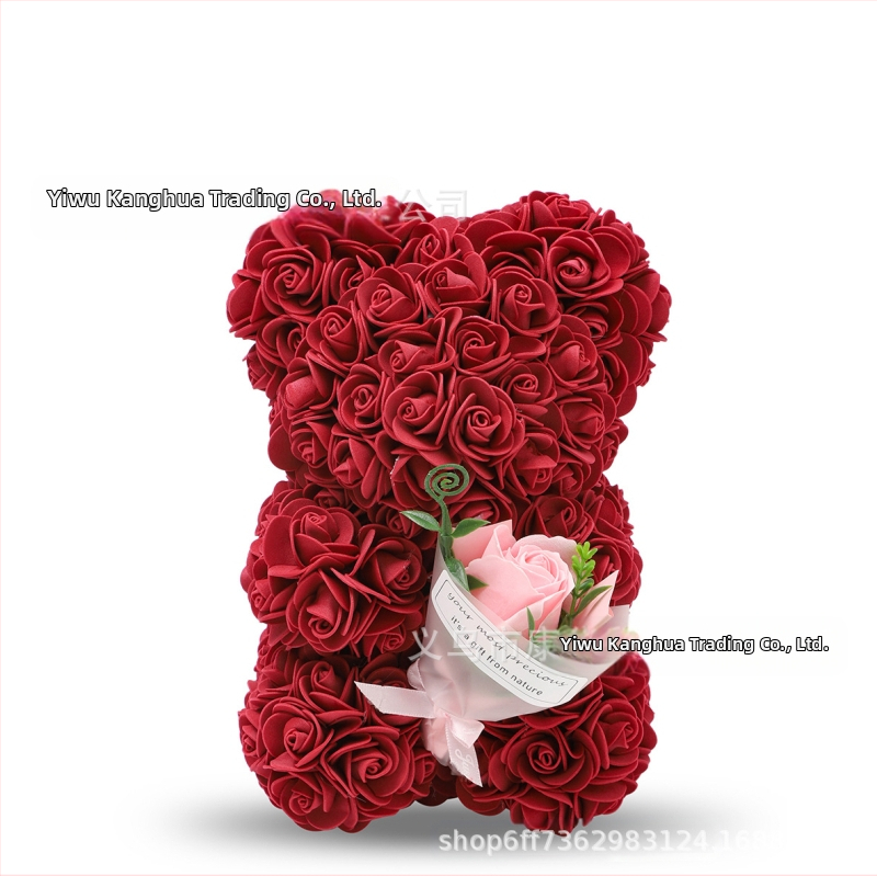 Simuleeritud lillevahtplastist lillekimbuskaru, roosikaru, PE-roosikaru, naisterõivaste päevakingitus 520 dollarit, sõbrapäeva sünnipäevakingitus