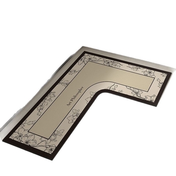 L formos virtuvės grindų kilimėlis, atsparus dėmėms, neslystantis kilimėlis, diatomų purvą sugeriantis grindų kilimėlis, pažangus, lengvai prižiūrimas, gali būti parduodamas didmeninėje prekyboje