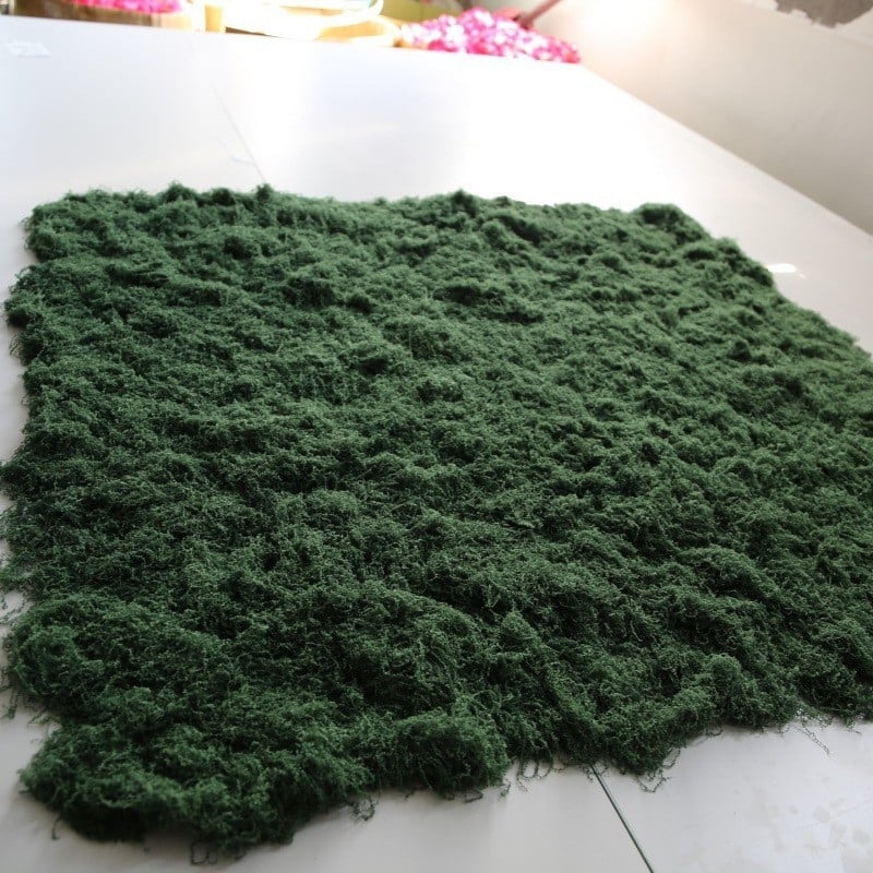 Siūlinės samanos vejos modeliavimas, dirbtinių samanų modeliavimas, vilnonių samanų kraštovaizdžio išdėstymas, vejos bonsai, bonsai dangos storinimas