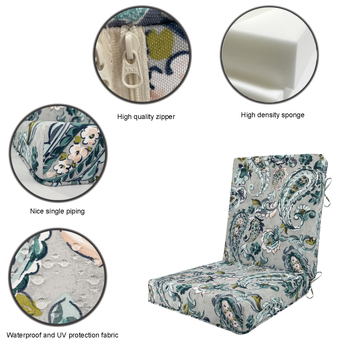 Piiriüleste väliskaubandustootjate hulgimüügist pärit välistingimustes kasutatav lehtpuust boheemlaslikus stiilis rihmaga ühendatud istmepadi