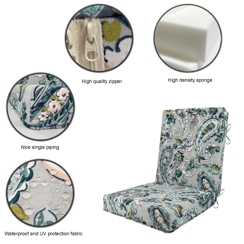 Piiriüleste väliskaubandustootjate hulgimüügist pärit välistingimustes kasutatav lehtpuust boheemlaslikus stiilis rihmaga ühendatud istmepadi