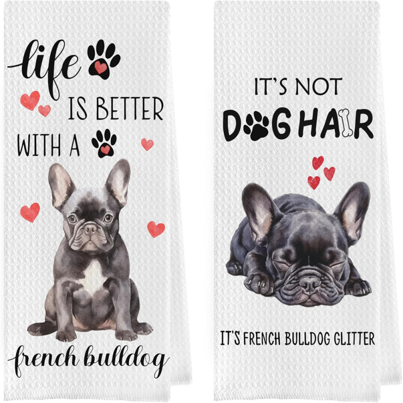 Tarpvalstybinis TEMU tiekia mikropluošto vaflinį šuns formos 3D spausdintą virtuvės rankšluostį, sugeriantį vandenį.