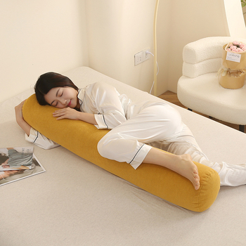 Kerge luksuslik silindriline padi magamisküljel magamisklambriga jalapadi elutoa peatoega diivani peatoega voodi ümmargune padi eemaldatav ja pestav