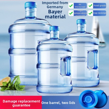 PC sutirštinto gryno vandens kibiras Qs sertifikuotas buitinio mineralinio vandens kibiras, rankinė, vandens dozatorius, kibiro laikymo saugos žiedas