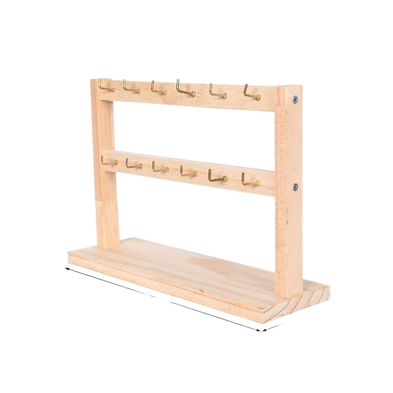 Papuošalų pakabinimo lentynėlė, kabliukas, auskarai, demonstracinė lentynėlė, raktų pakabukas, medžio masyvo kabliukas, apyrankė, papuošalų laikymo lentynėlė, prekystalis