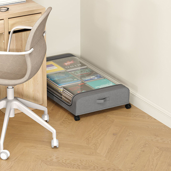 Úložný box na kolieskach Amazon Spodná časť postele s vekom Látkový prachotesný úložný stojan na oblečenie a topánky Mobilný úložný box