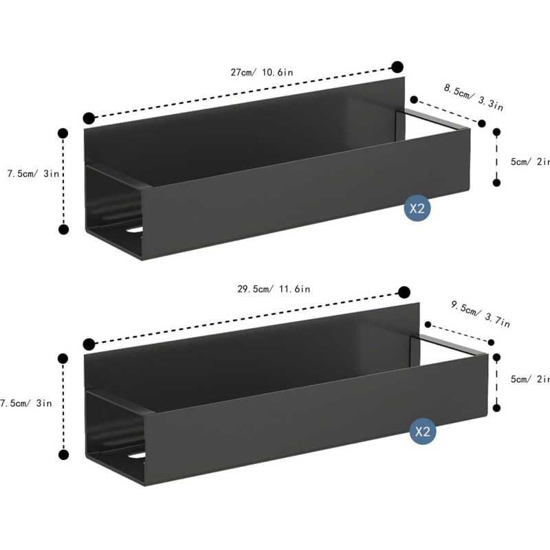 Suport magnetic pentru frigider, suport pentru condimente neperforat, suport lateral pentru frigider, suport pentru provizii de bucătărie, finisaj multifuncțional