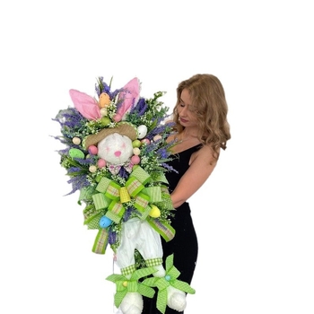 2024. aasta piiriülene uus toode välisuks lihavõttejänese vanik lihavõttejänese vaniku kevadine vaniku stseenikomplekt