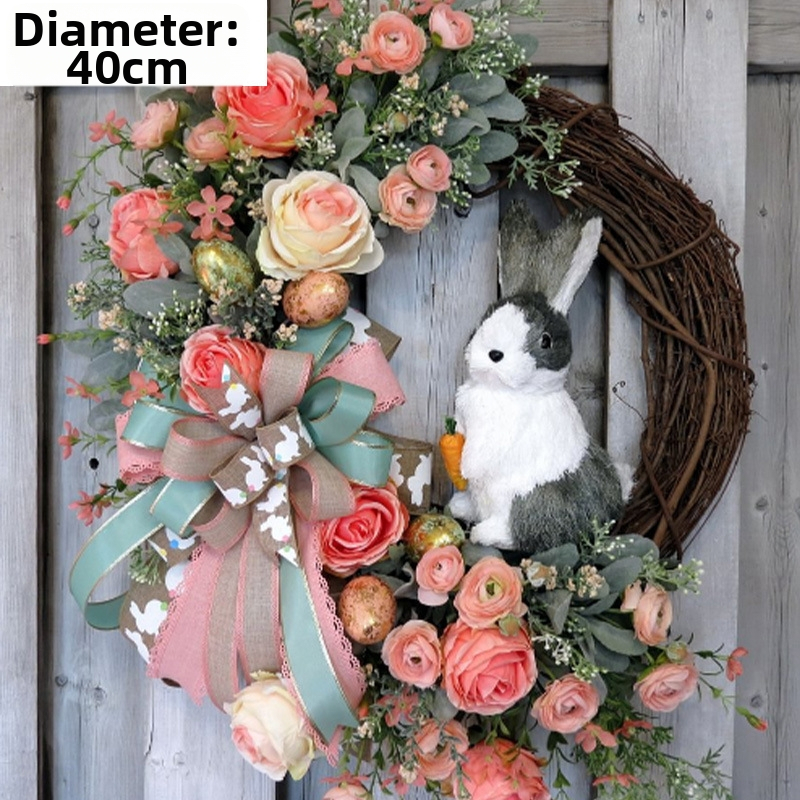 2024. aasta piiriülene uus toode välisuks lihavõttejänese vanik lihavõttejänese vaniku kevadine vaniku stseenikomplekt